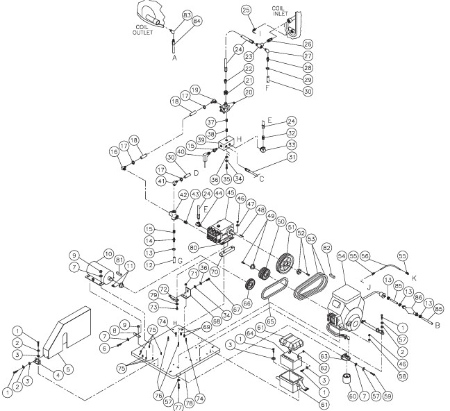 MITM HS-3505-CMH1 hot water repair kits